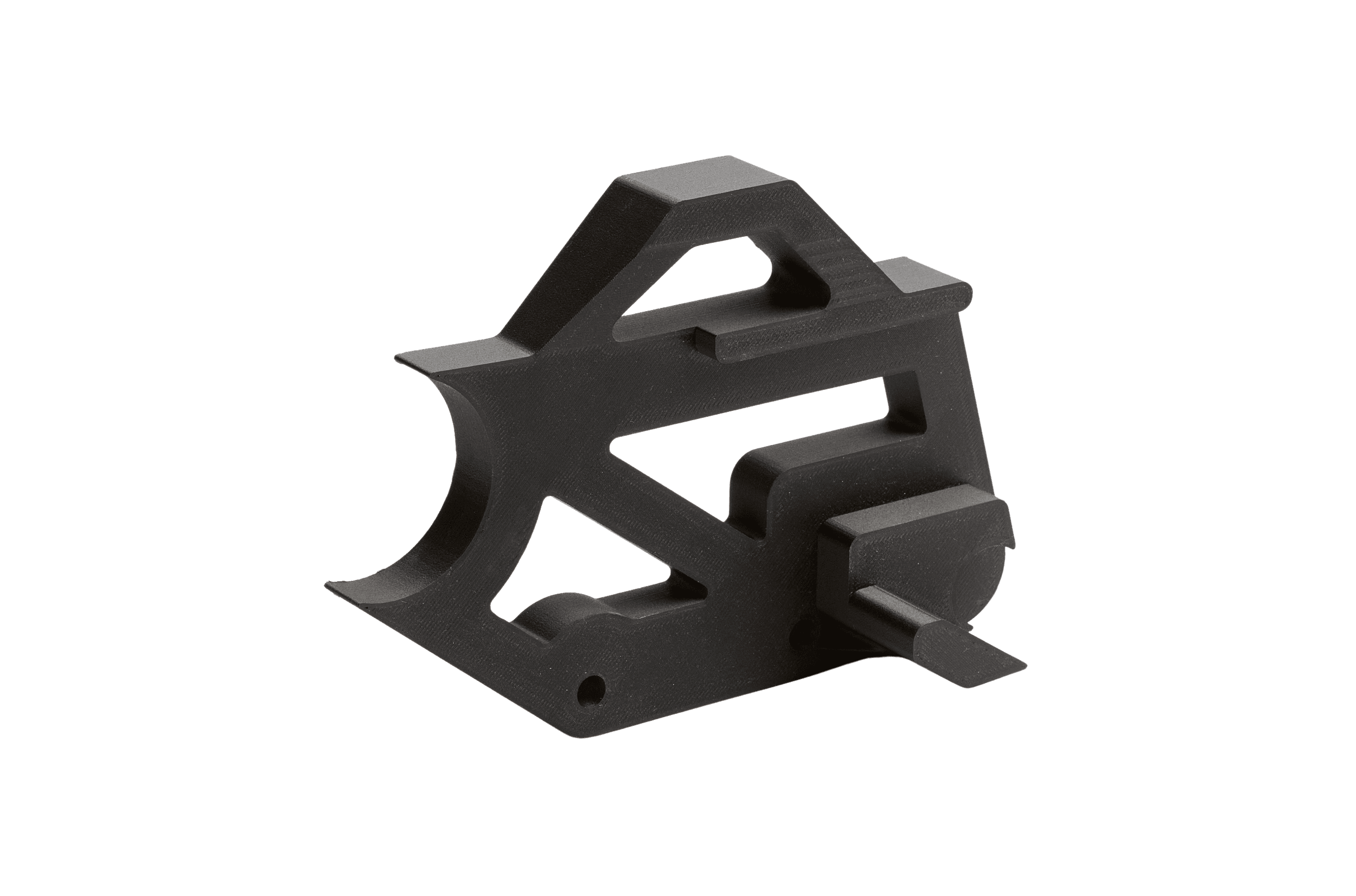 Polymer 3D-printed part nest fixture