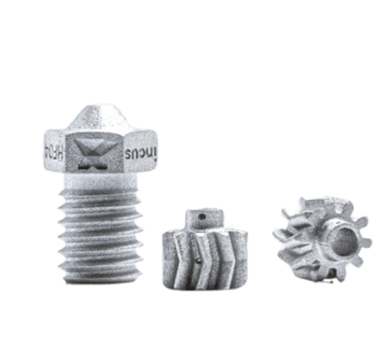 LMM-printed bolt and screw