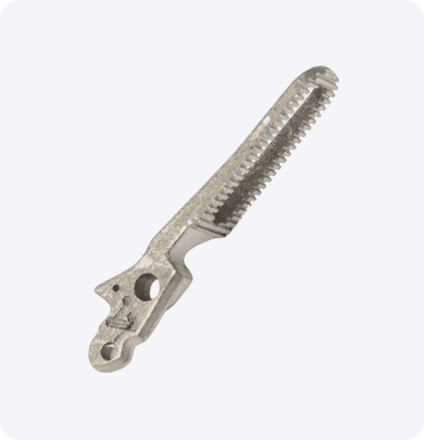 LMM-printed surgical blade component